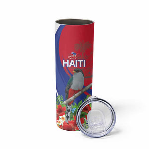 Personalized Afro-Haitians Skinny Tumbler Hispaniolan Trogon Sporty Style - African Pride