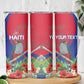 Personalized Afro-Haitians Skinny Tumbler Hispaniolan Trogon Sporty Style - African Pride