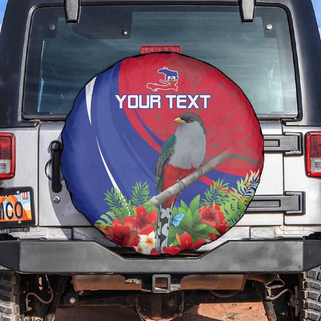 Personalized Afro-Haitians Spare Tire Cover Hispaniolan Trogon Sporty Style - African Pride