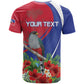 Personalized Afro-Haitians T shirt Hispaniolan Trogon Sporty Style LT18