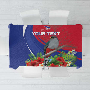 Personalized Afro-Haitians Tablecloth Hispaniolan Trogon Sporty Style - African Pride