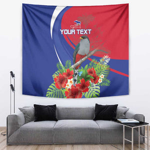 Personalized Afro-Haitians Tapestry Hispaniolan Trogon Sporty Style - African Pride
