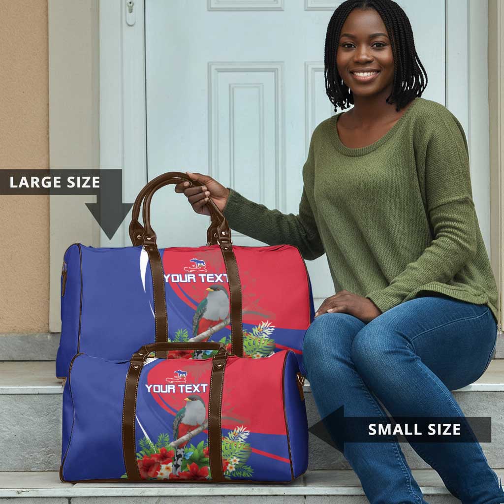 Personalized Afro-Haitians Travel Bag Hispaniolan Trogon Sporty Style