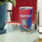 Personalized Afro-Haitians Tumbler Cup Hispaniolan Trogon Sporty Style - African Pride