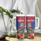 Personalized Afro-Haitians Tumbler With Handle Hispaniolan Trogon Sporty Style - African Pride