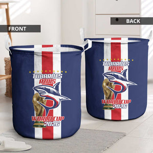 Cape Verde Football 2026 Laundry Basket Tubaroes Azuis Go Champion - African Pride