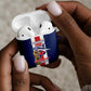 Cape Verde Football 2026 AirPods Case Tubaroes Azuis Go Champion