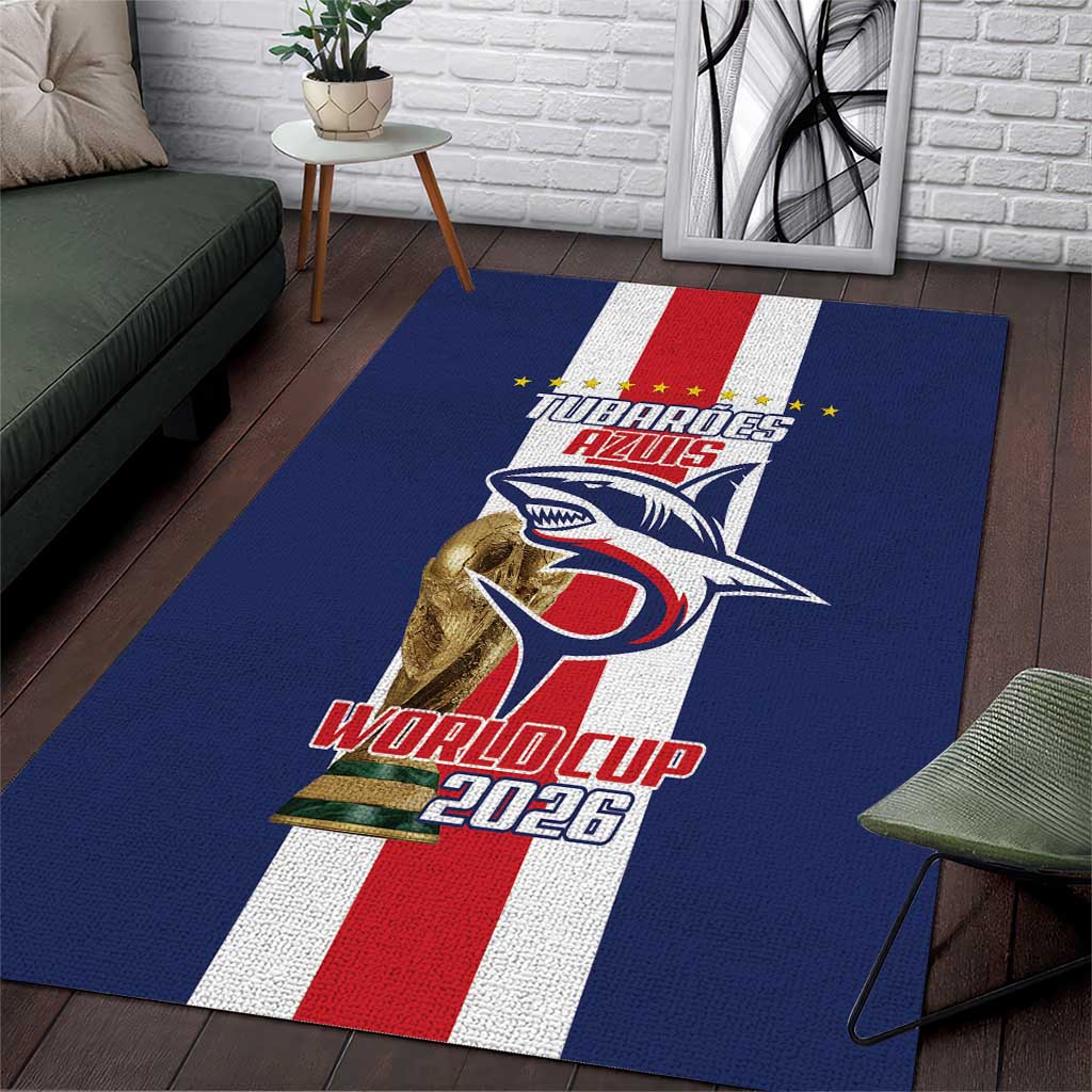 Cape Verde Football 2026 Area Rug Tubaroes Azuis Go Champion - African Pride