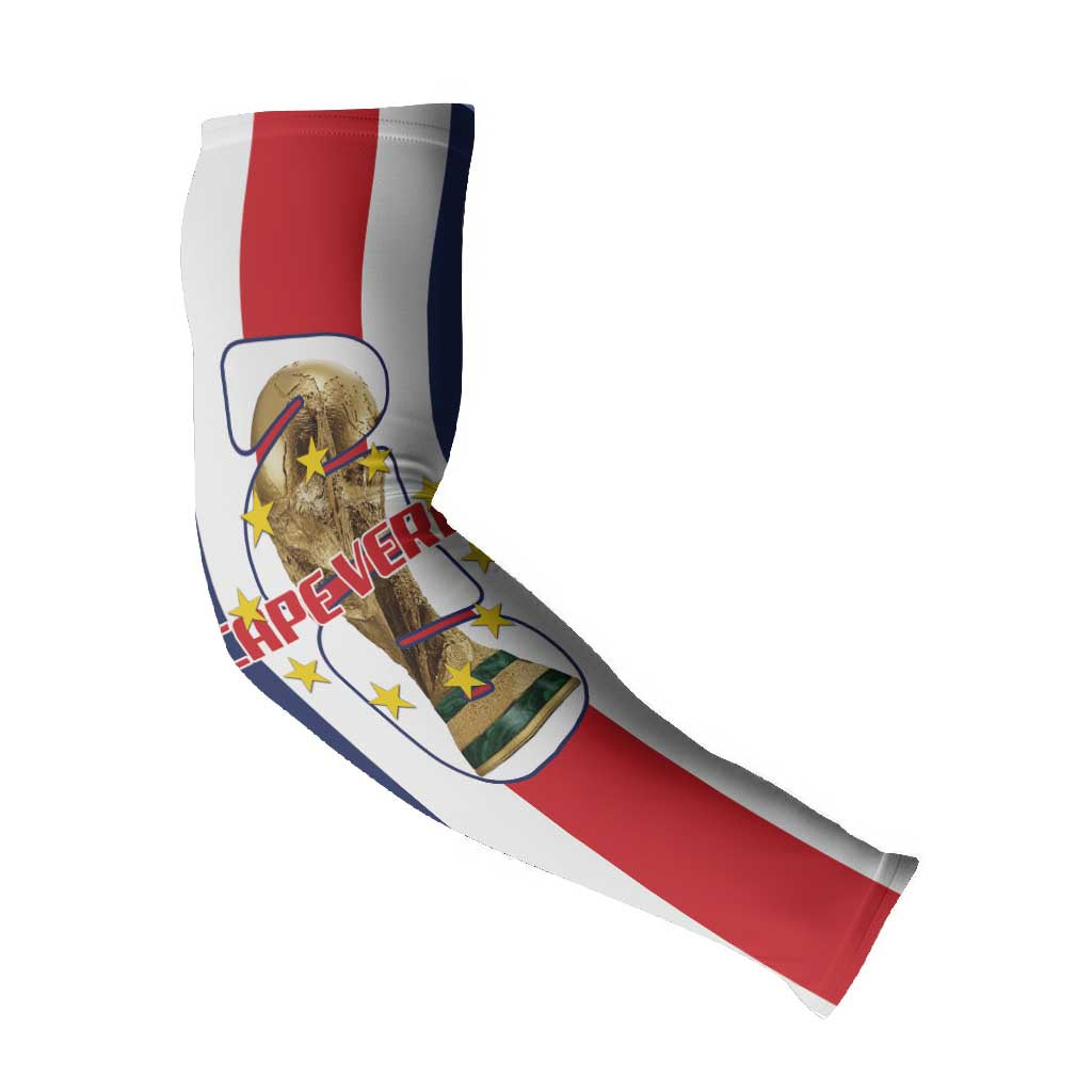 Cape Verde Football 2026 Arm Sleeves Tubaroes Azuis Go Champion