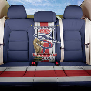 Cape Verde Football 2026 Back Car Seat Cover Tubaroes Azuis Go Champion - African Pride