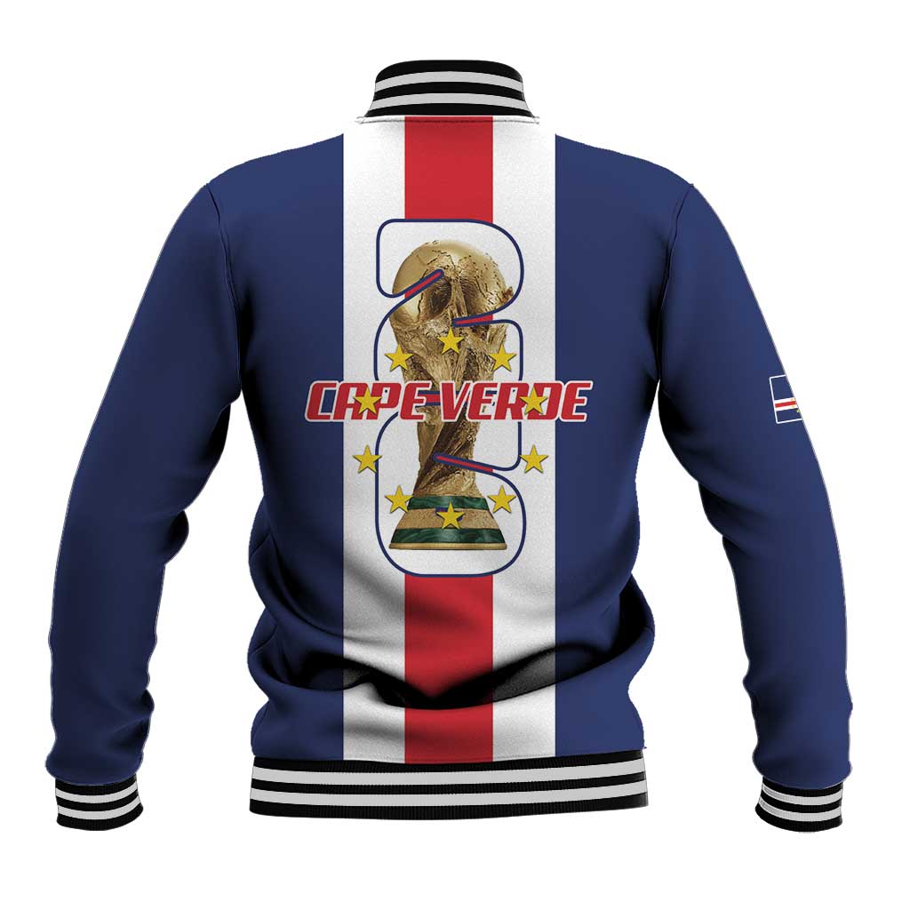 Cape Verde Football 2026 Baseball Jacket Tubaroes Azuis Go Champion - African Pride