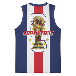 Cape Verde Football 2026 Basketball Jersey Tubaroes Azuis Go Champion - African Pride