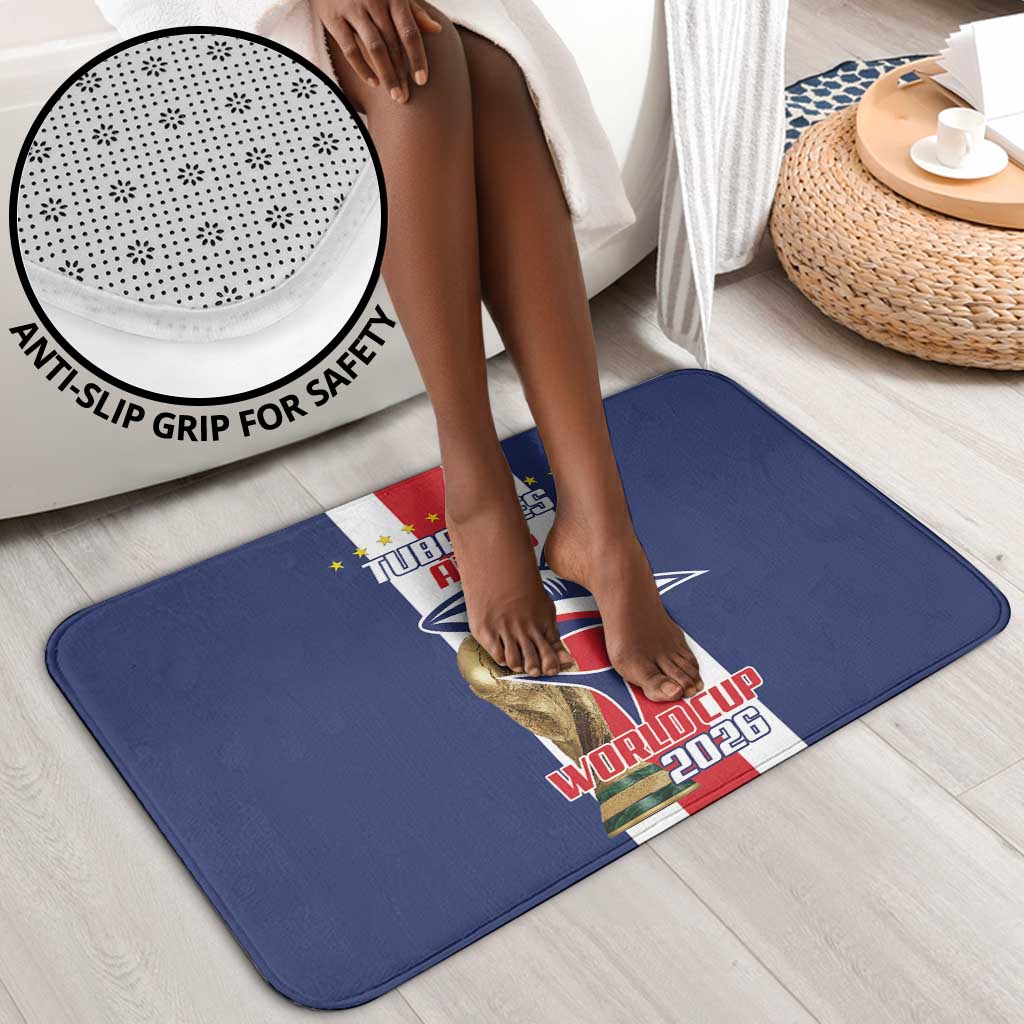 Cape Verde Football 2026 Bathroom Set Tubaroes Azuis Go Champion