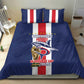 Cape Verde Football 2026 Bedding Set Tubaroes Azuis Go Champion - African Pride