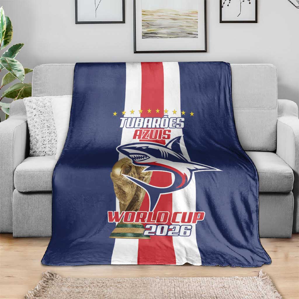 Cape Verde Football 2026 Blanket Tubaroes Azuis Go Champion - African Pride