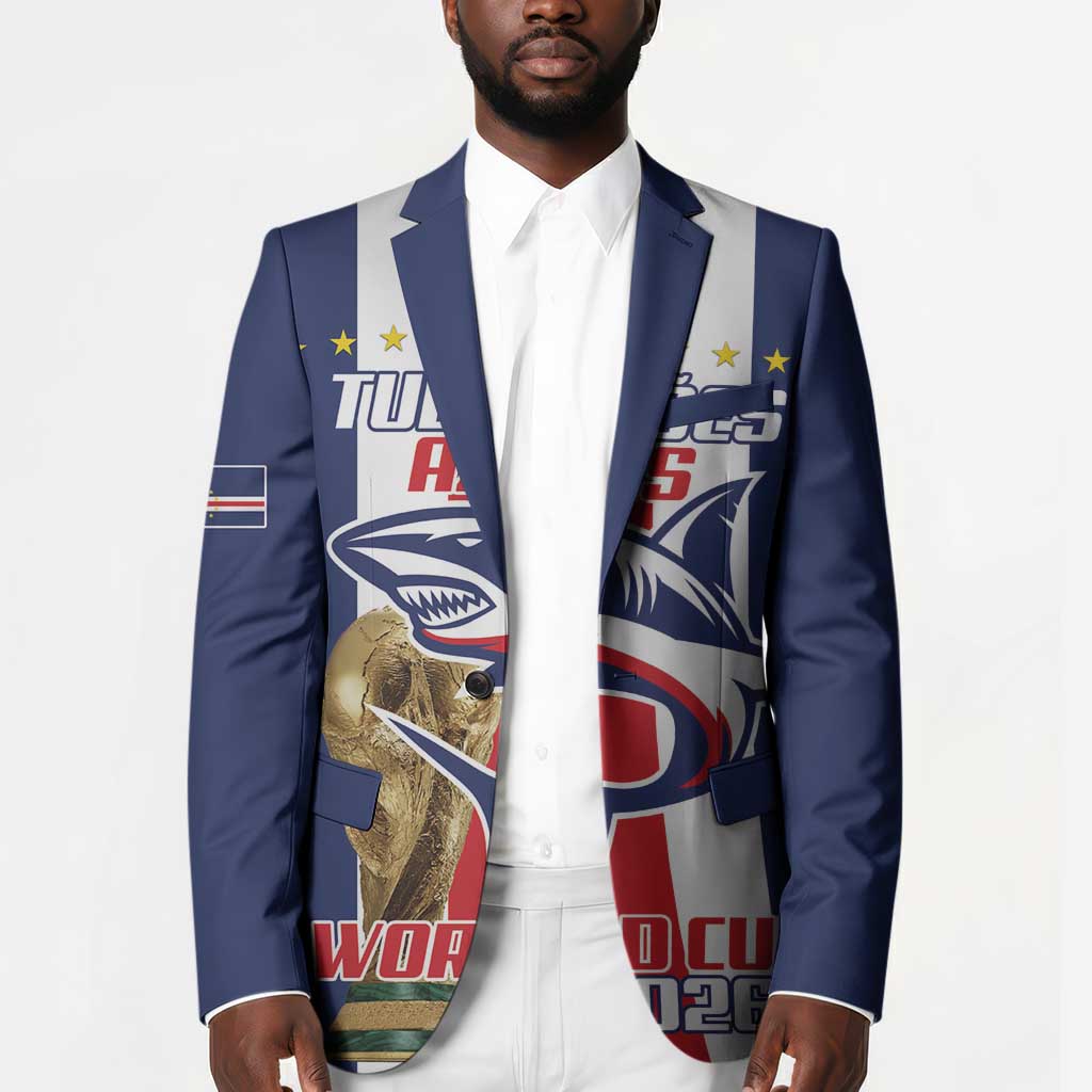 Cape Verde Football 2026 Blazer Tubaroes Azuis Go Champion