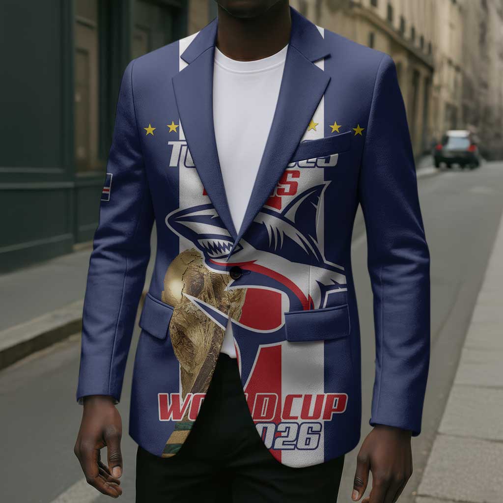 Cape Verde Football 2026 Blazer Tubaroes Azuis Go Champion