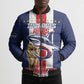 Cape Verde Football 2026 Bomber Puffer Jacket Tubaroes Azuis Go Champion