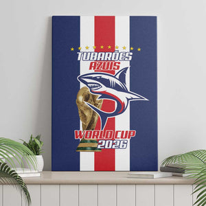 Cape Verde Football 2026 Canvas Wall Art Tubaroes Azuis Go Champion - African Pride