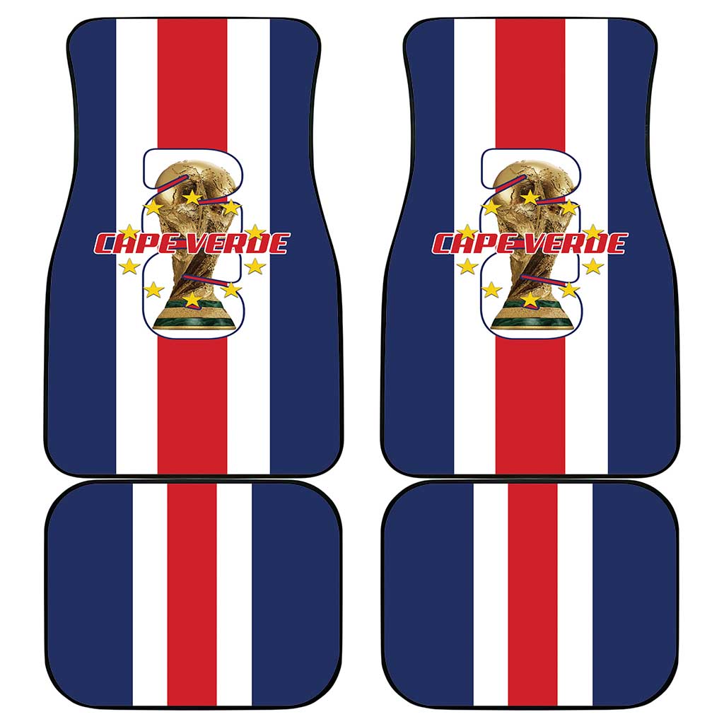 Cape Verde Football 2026 Car Mats Tubaroes Azuis Go Champion - African Pride