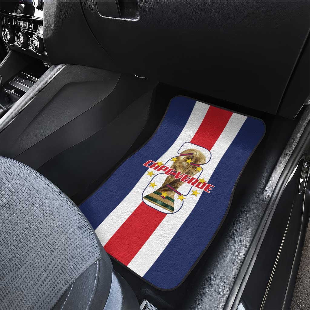 Cape Verde Football 2026 Car Mats Tubaroes Azuis Go Champion - African Pride