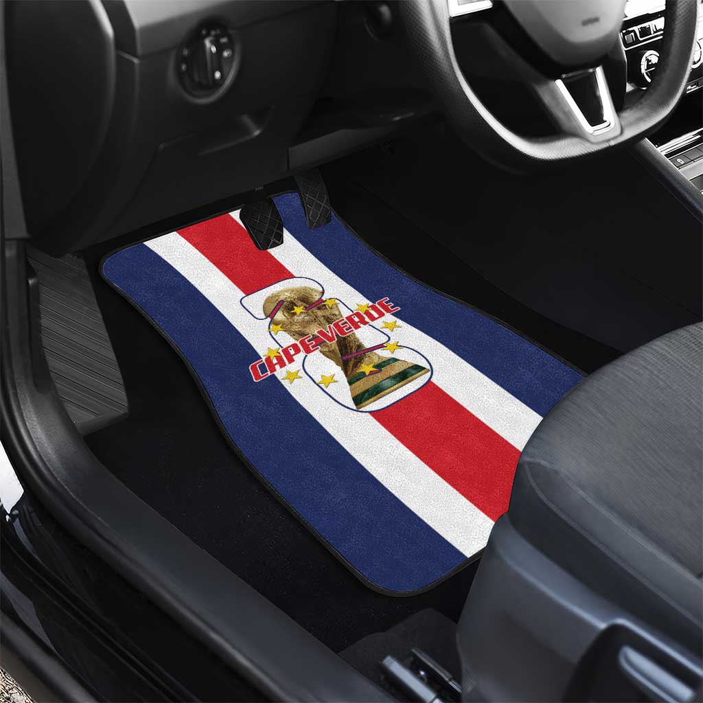 Cape Verde Football 2026 Car Mats Tubaroes Azuis Go Champion - African Pride