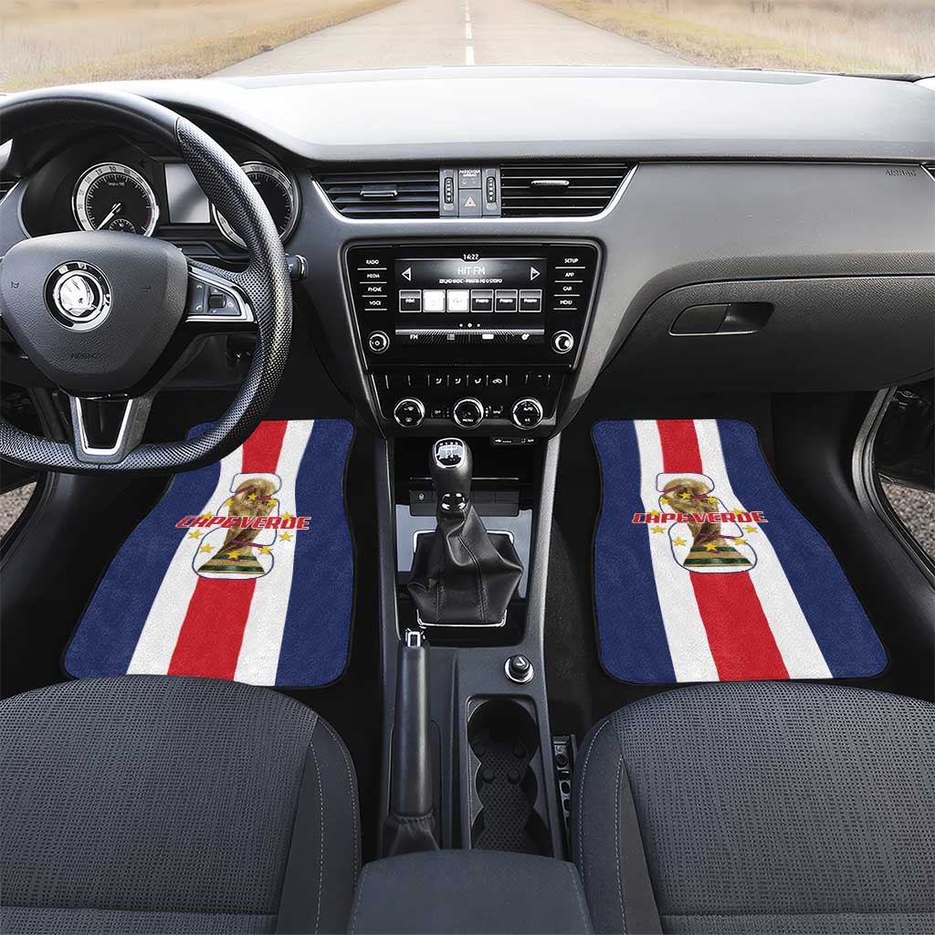 Cape Verde Football 2026 Car Mats Tubaroes Azuis Go Champion - African Pride