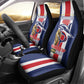 Cape Verde Football 2026 Car Seat Cover Tubaroes Azuis Go Champion - African Pride