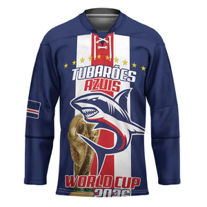 Cape Verde Football 2026 Hockey Jersey Tubaroes Azuis Go Champion