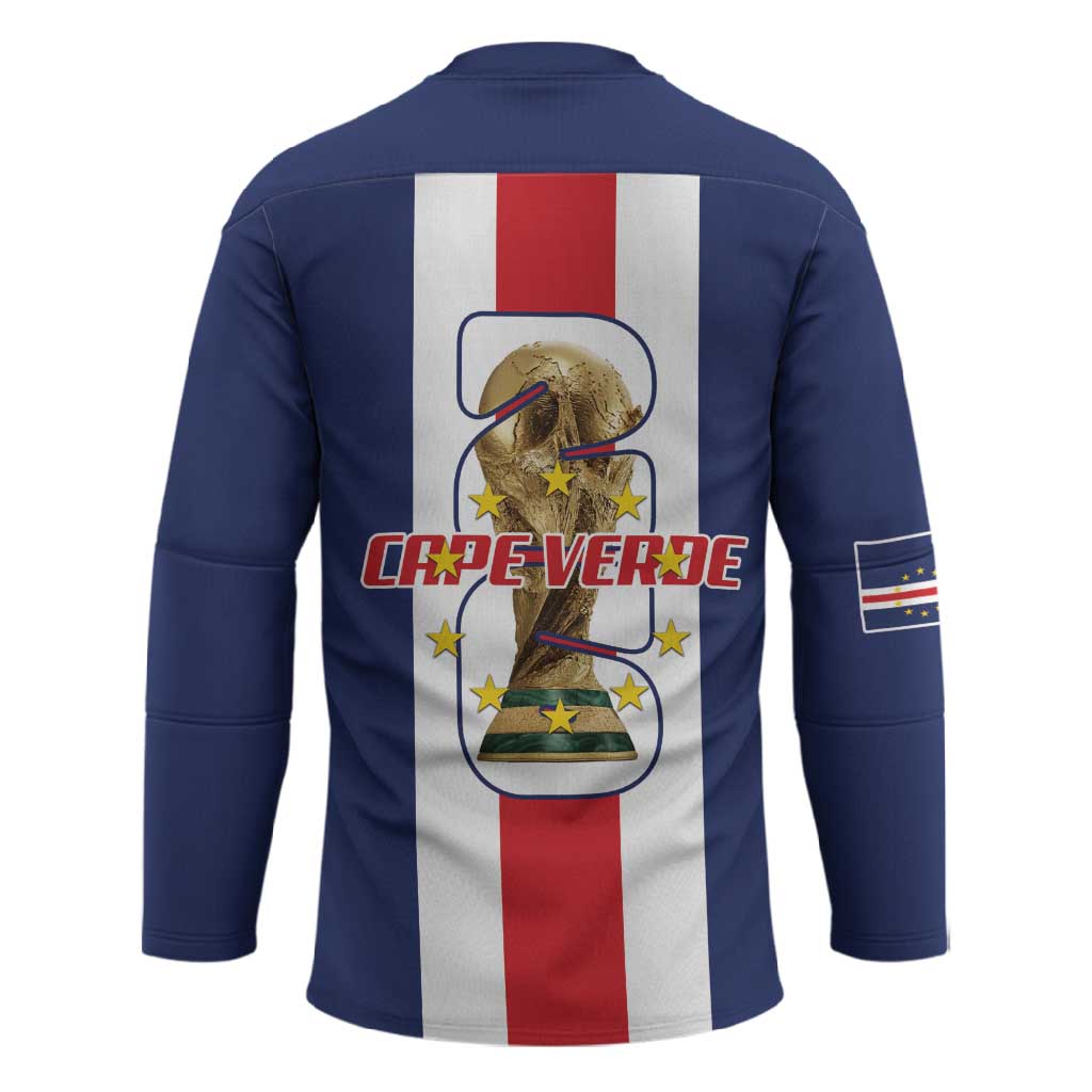 Cape Verde Football 2026 Hockey Jersey Tubaroes Azuis Go Champion