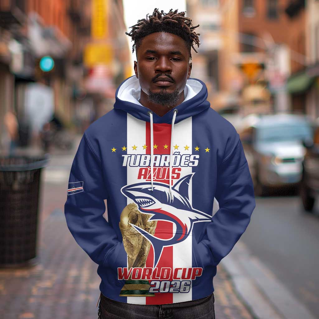 Cape Verde Football 2026 Hoodie Tubaroes Azuis Go Champion - African Pride