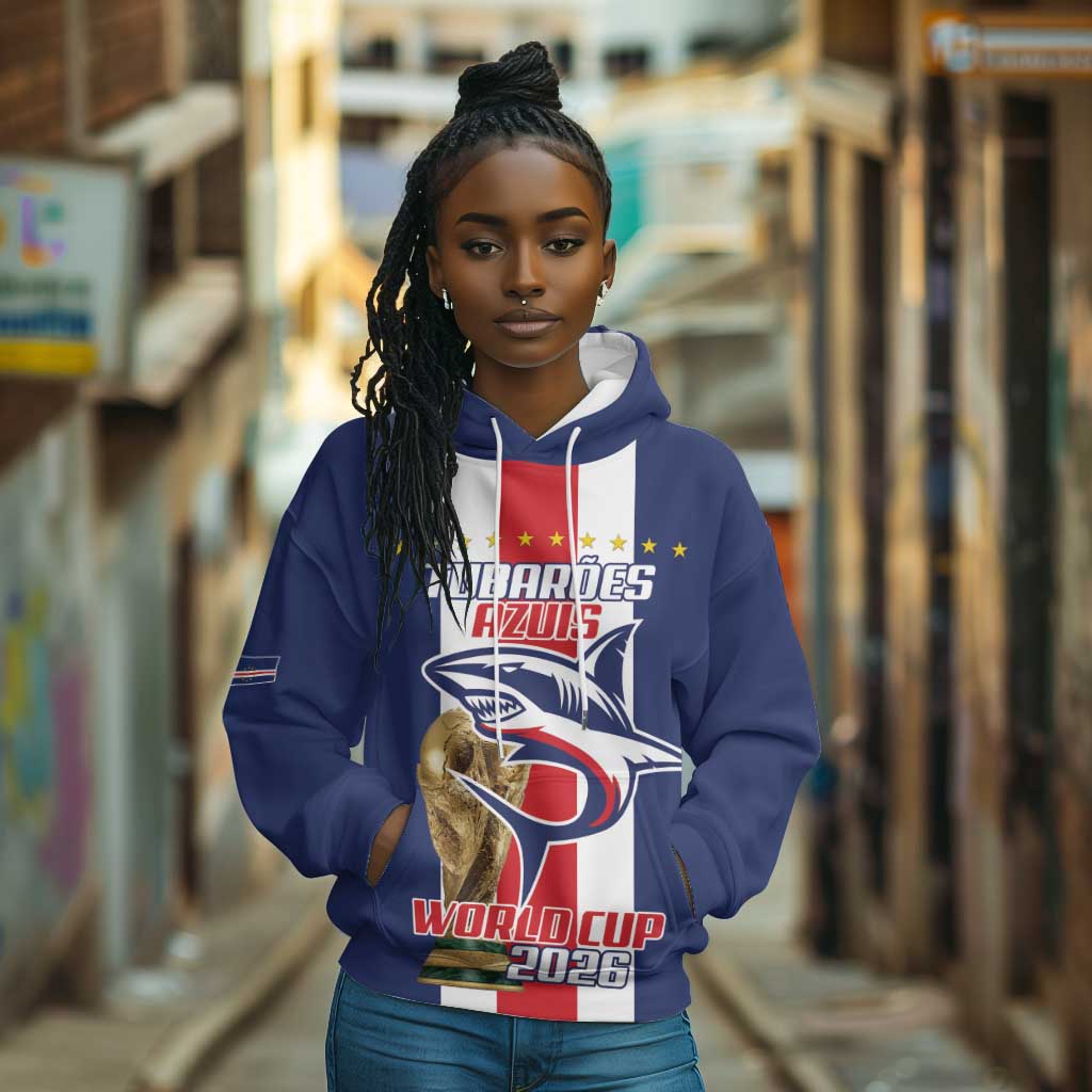 Cape Verde Football 2026 Hoodie Tubaroes Azuis Go Champion - African Pride