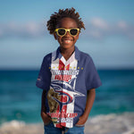 Cape Verde Football 2026 Kid Hawaiian Shirt Tubaroes Azuis Go Champion - African Pride