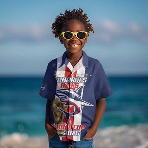 Cape Verde Football 2026 Kid Hawaiian Shirt Tubaroes Azuis Go Champion - African Pride