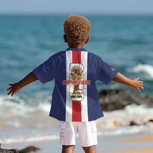 Cape Verde Football 2026 Kid Hawaiian Shirt Tubaroes Azuis Go Champion - African Pride