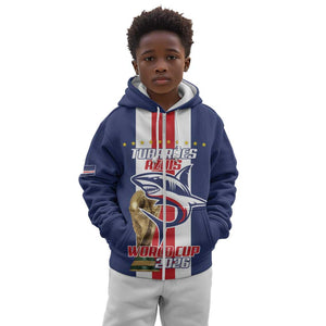Cape Verde Football 2026 Kid Hoodie Tubaroes Azuis Go Champion - African Pride