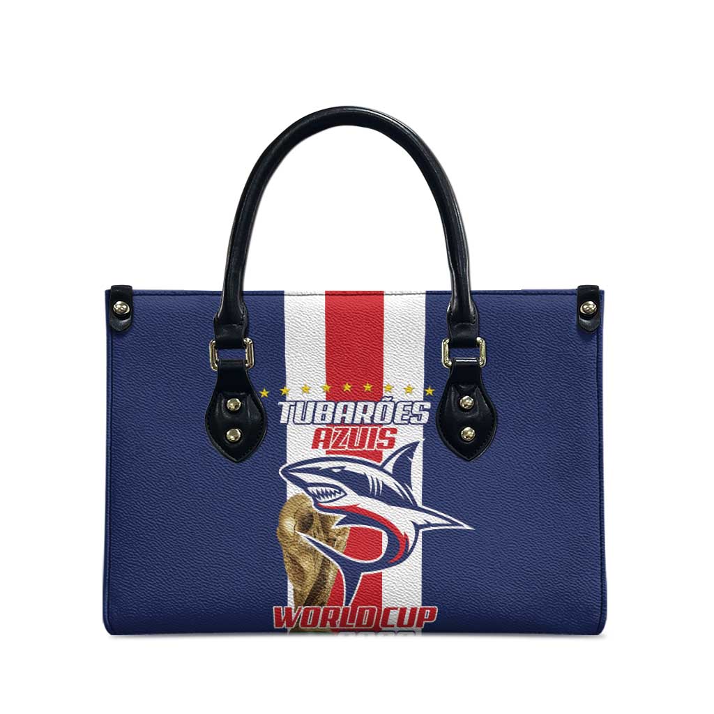 Cape Verde Football 2026 Leather Bag Tubaroes Azuis Go Champion