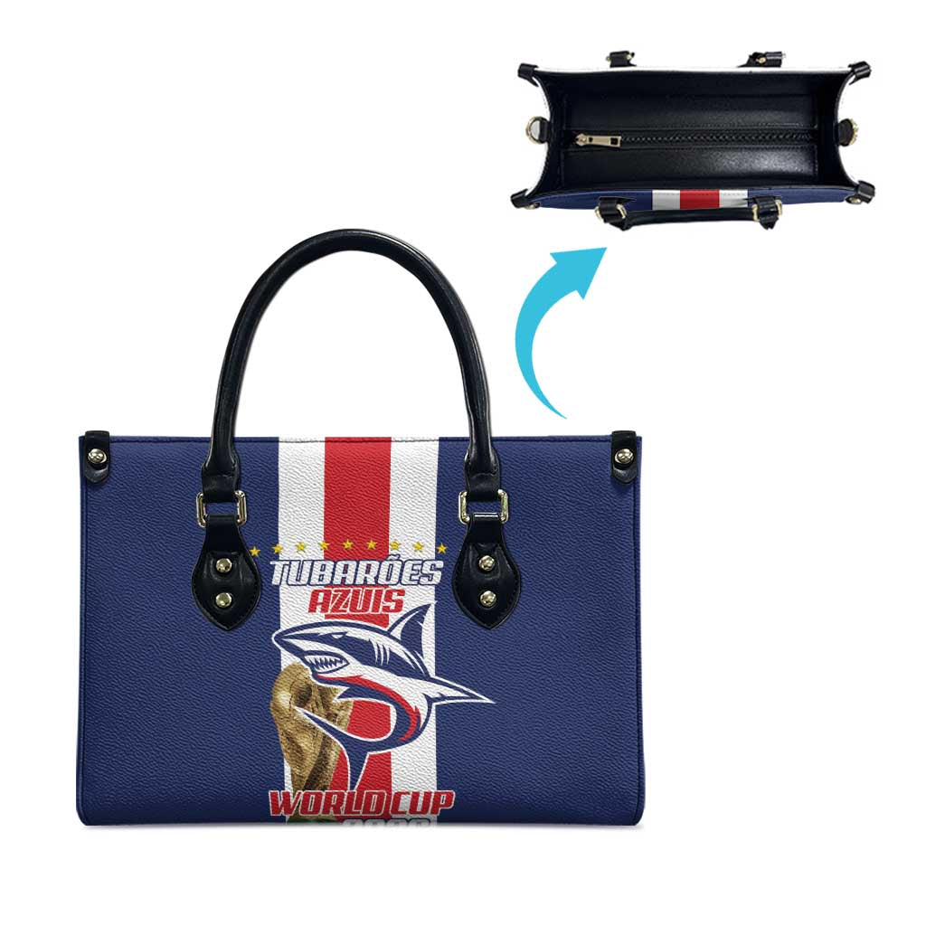 Cape Verde Football 2026 Leather Bag Tubaroes Azuis Go Champion