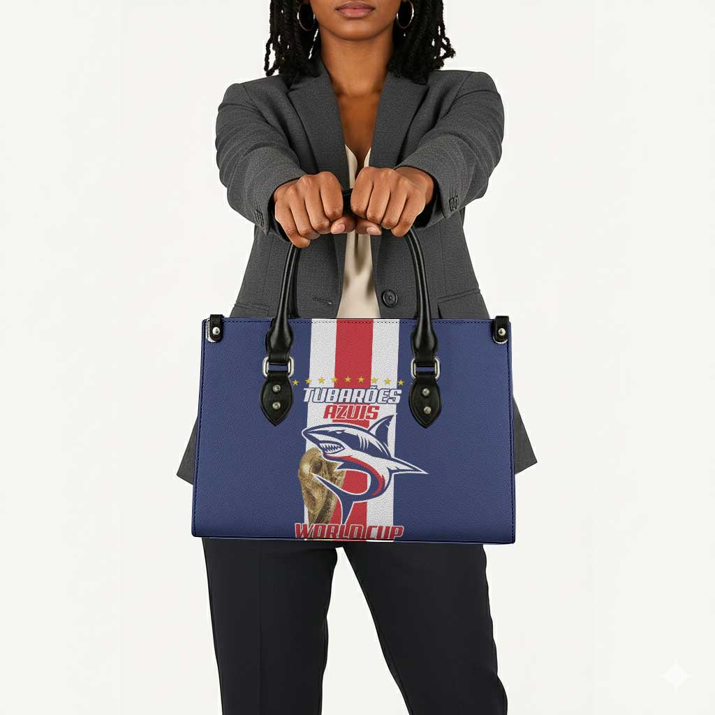 Cape Verde Football 2026 Leather Bag Tubaroes Azuis Go Champion