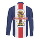 Cape Verde Football 2026 Long Sleeve Button Shirt Tubaroes Azuis Go Champion - African Pride