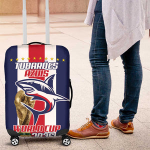 Cape Verde Football 2026 Luggage Cover Tubaroes Azuis Go Champion - African Pride