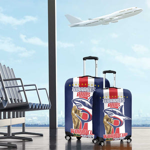 Cape Verde Football 2026 Luggage Cover Tubaroes Azuis Go Champion - African Pride