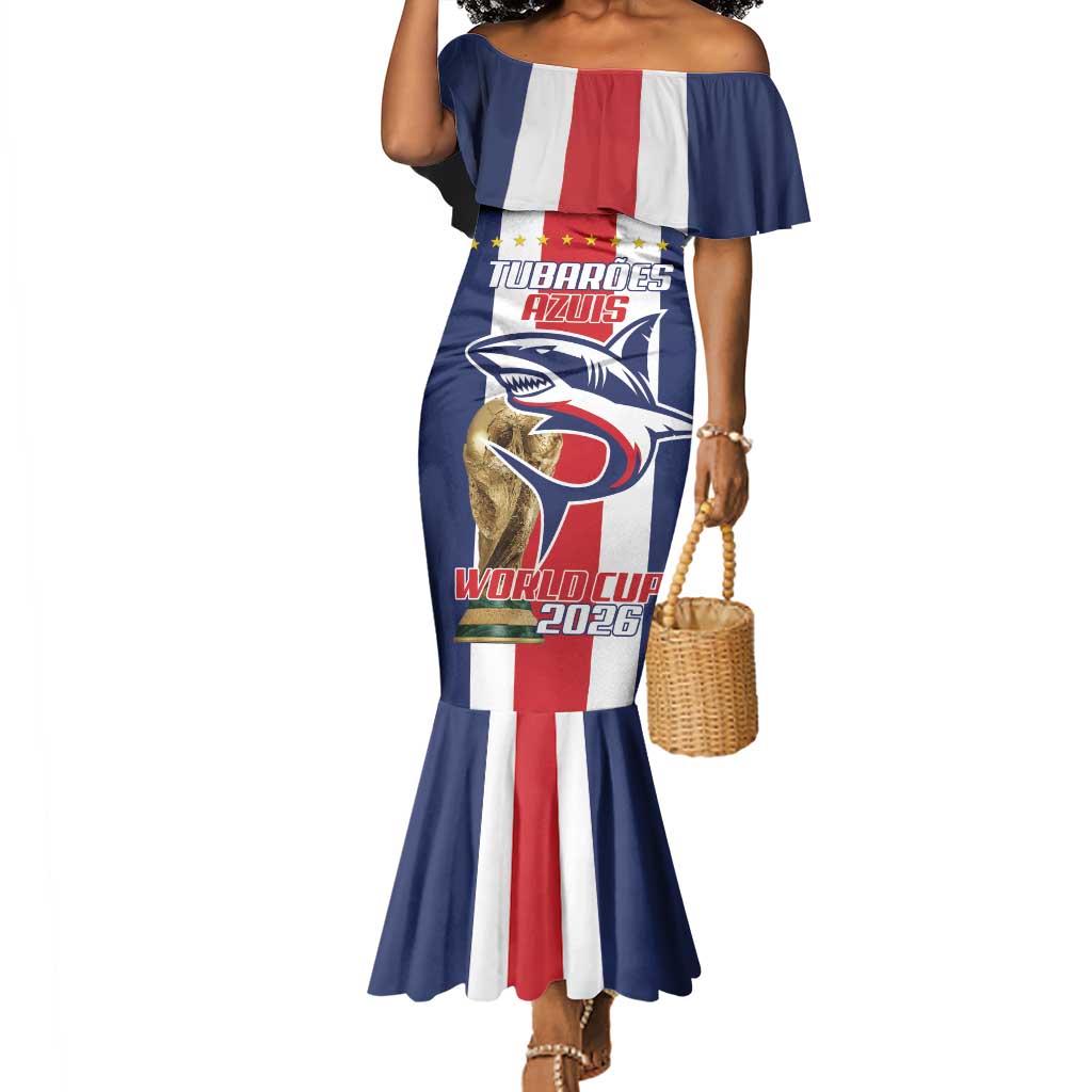 Cape Verde Football 2026 Mermaid Dress Tubaroes Azuis Go Champion - African Pride
