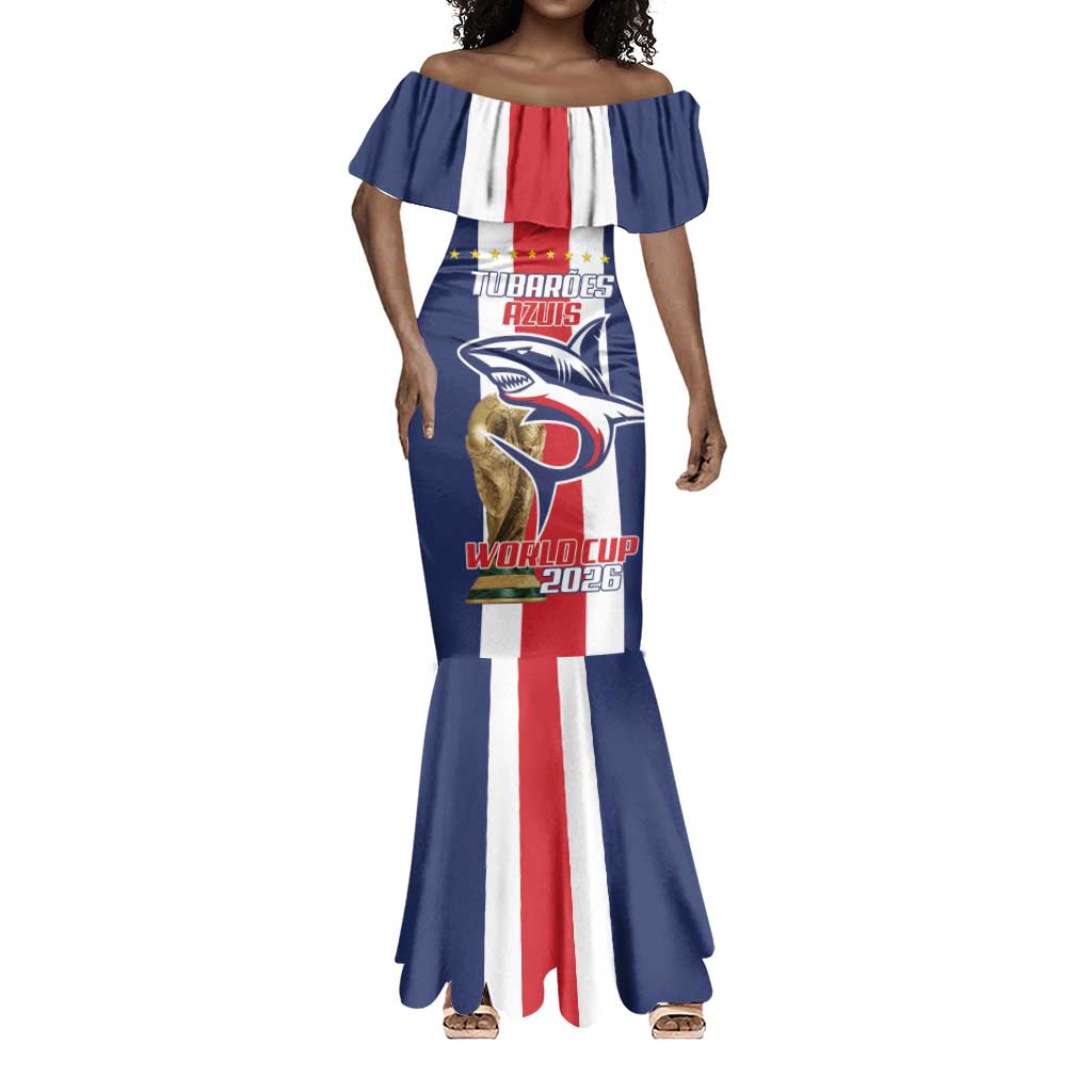 Cape Verde Football 2026 Mermaid Dress Tubaroes Azuis Go Champion - African Pride