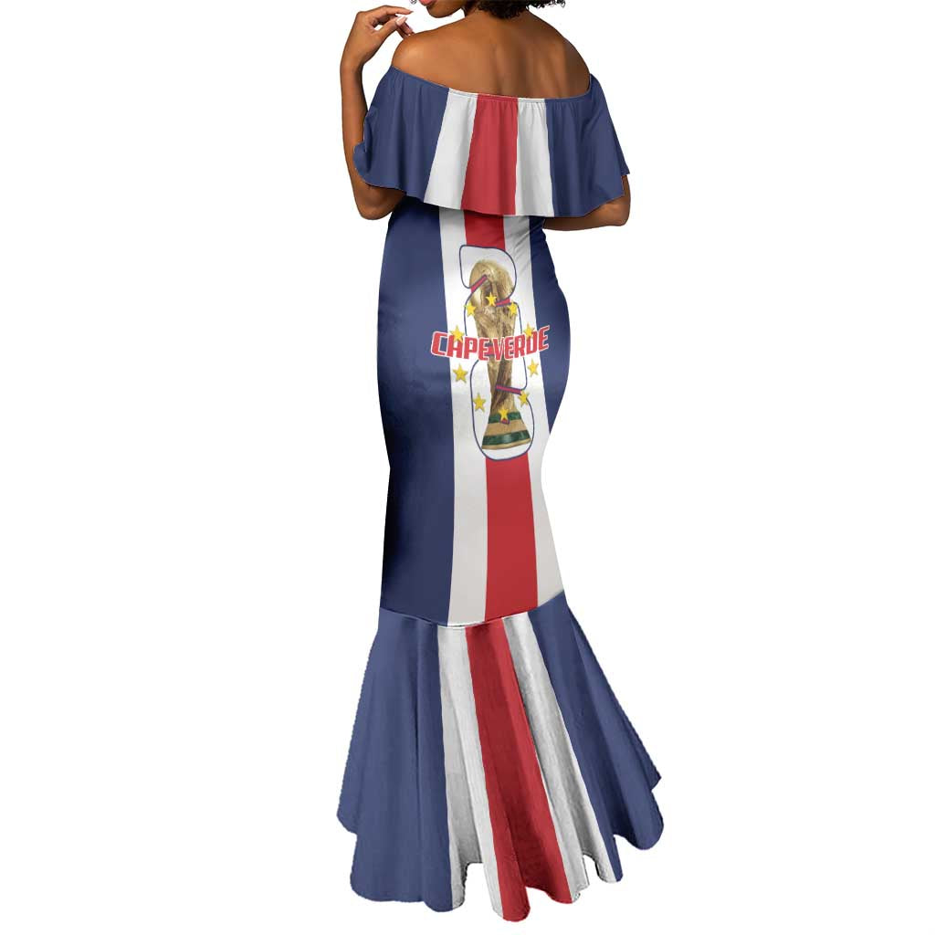 Cape Verde Football 2026 Mermaid Dress Tubaroes Azuis Go Champion - African Pride