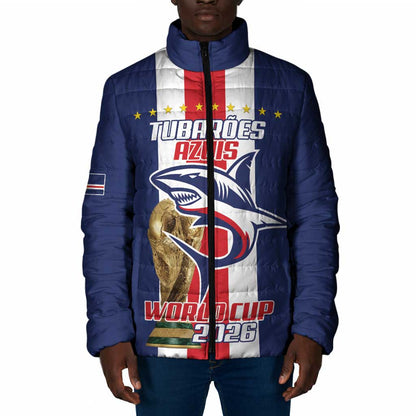 Cape Verde Football 2026 Padded Jacket Tubaroes Azuis Go Champion