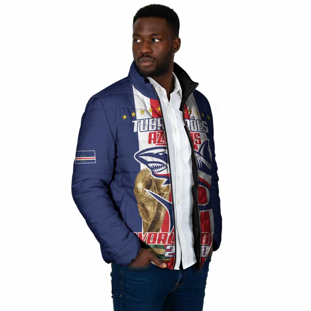 Cape Verde Football 2026 Padded Jacket Tubaroes Azuis Go Champion