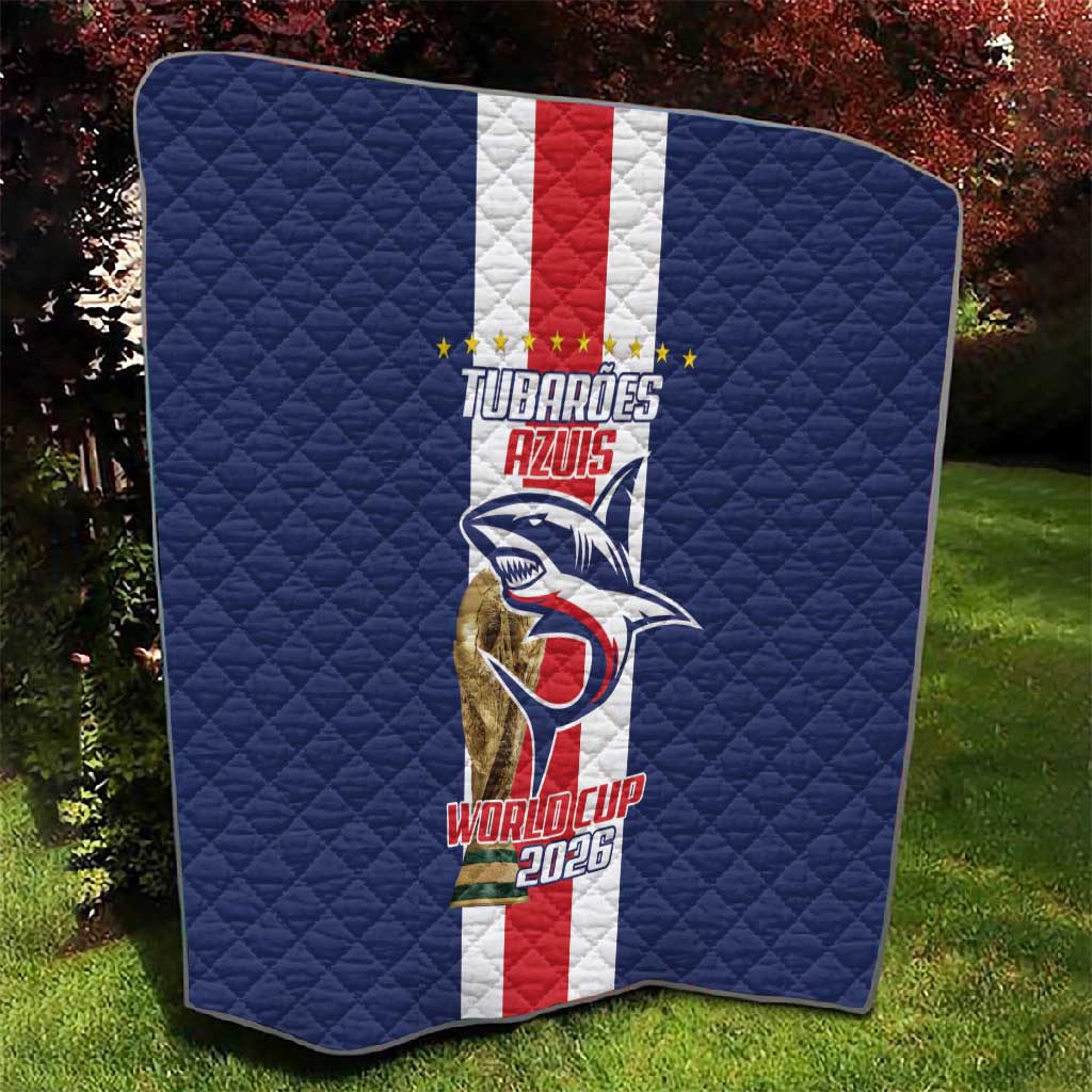 Cape Verde Football 2026 Quilt Tubaroes Azuis Go Champion - African Pride