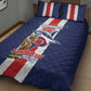 Cape Verde Football 2026 Quilt Bed Set Tubaroes Azuis Go Champion - African Pride