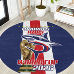 Cape Verde Football 2026 Round Carpet Tubaroes Azuis Go Champion - African Pride